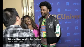 Nicole Byer And Echo Kellum Talk About Grand Crew | TCA Red Carpet