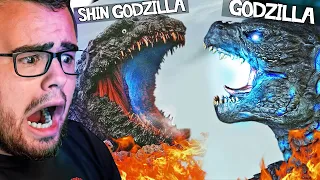 Reacting to SHIN GODZILLA vs GODZILLA FIGHT!