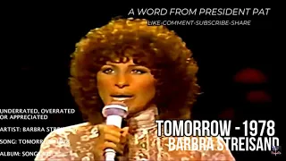 Barbra Streisand (Tomorrow Live 1978) -REACTION VIDEO