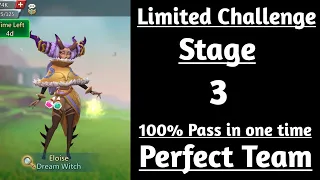 Lords mobile Dream Witch Limited Challenge Stage 3|Limited Challenge Saving Dreams Stage 3