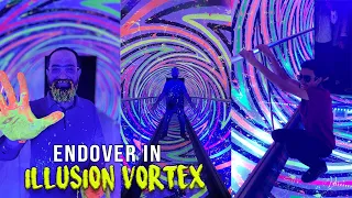 How we made a blacklight Vortex tunnel !! | Disturbance of balance