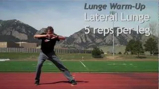 Lunge Warm Up - Click below for latest version