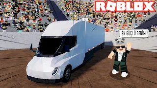 Tesla Tır Alıp Araba Kapışmasına Girdim !! - Panda ile Roblox Car Crushers 2