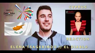 Elena Tsagkrinou - El Diablo (Cyprus - Eurovision 2021: REACTION)