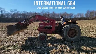 International 684 2WD Diesel Tractor with 2250 Loader