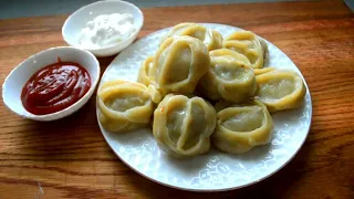 КАК ПРИГОТОВИТЬ СОЧНЫЕ МАНТЫ.ПО ДОМАШНЕМУ.С ТЫКВОЙ И МЯСОМ.