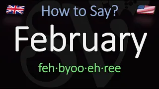 How to pronounce February? (CORRECTLY)