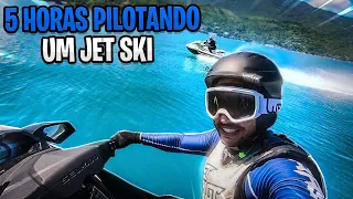 5 horas pilotando um jet ski! - Travessia Guarujá Ilhabela de jet ski.