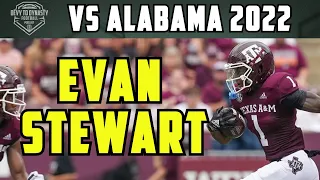 Evan Stewart Texas A&M WR vs Alabama 2022