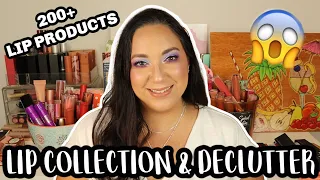 LIP COLLECTION AND DECLUTTER 2021! THIS GOT OUT OF HAND QUICKLY!