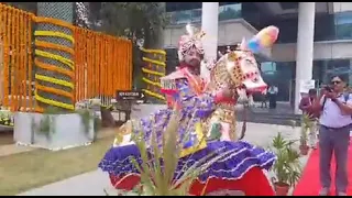 the G20 Education Working Group meeting given traditional welcome in Chennai(@googletechv)