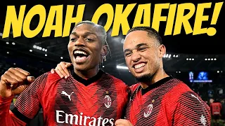 Noah Okafor FIRES AC Milan to a dramatic win as Lazio see THREE red cards!