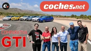 COMPARATIVA GTI | Civic Type R, i30 N, Megáne RS, León Cupra R, Golf TCR, 308 GTi | coches.net