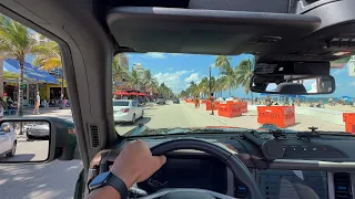 Ford Bronco Highway & Beach POV (Doors & Roof Off)