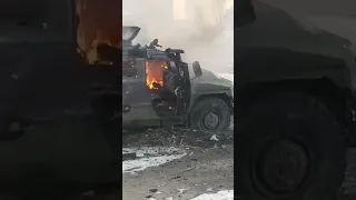 Russian AMV down by Ukrainian army