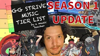 Music Teacher Ranks & Analyzes Guilty Gear STRIVE Soundtrack - SEASON 1 UPDATE