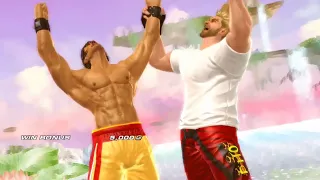 Tekken Tag Tournament 2 - Marshall Law And Paul Phoenix Rare Win Poses (CLASSIC COSTUMES)