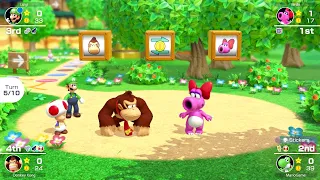Mario Party Superstars #70 Yoshi vs Donkey Kong vs Luigi vs Birdo - Woody Woods - Master CPU