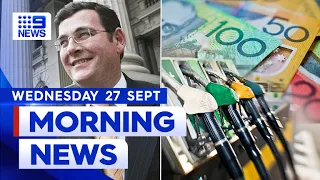 Daniel Andrews steps down today as premier; Petrol prices reach all-time high | 9 News Australia