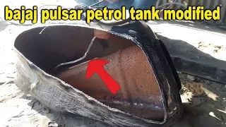 bajaj pulsar petrol tank modified | Making Motorcycle Gas Tanks | bullet singh boisar