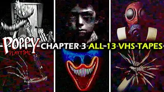 Poppy Playtime: Chapter 3 - ALL 13 VHS Tapes