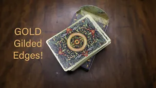 The Lord of the Rings: Fellowship of the Rings GILDED playing cards!