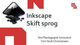 Inkscape 0 - Skift sprog til engelsk