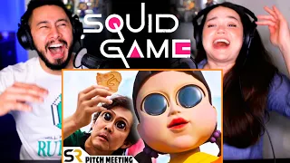 SQUID GAME PITCH MEETING | Reaction | Ryan George | Jaby Koay & Achara Kirk