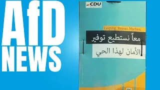 🚨BRISANT: CDU wirbt auf ARABISCH in Leipzig | AfD News unzensiert