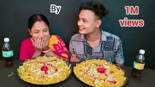 Chaumin thali eating challenge / egg chaumin eating challenge #food