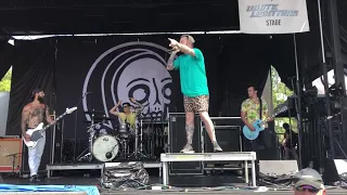 Senses Fail- “Bite To Break Skin” Live Warped Tour Charlotte,NC 2018