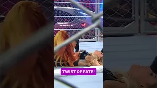 Becky Lynch with a twist of fate, paying homage to Lita!