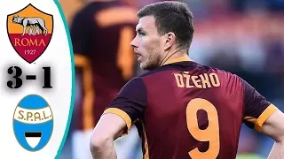 Roma Vs SPAL 3-1 - All Goals & Highlights - 1/12/ 2017