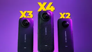 Insta360 X4 vs X3 vs X2! Which ONE to buy?!