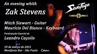 Zak Stevens - Acoustic - 10/03/2012 - Manifesto Bar - Vocal from Savatage and Circle II Circle