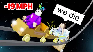 Cart Ride Delivery Service on Roblox BUT In Zero Gravity