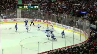 Vancouver Canucks vs Dallas Stars Highlights 1/24/11