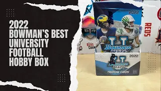 2022 Bowman's Best University Football Hobby Box Opening