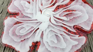 New resin flower coaster technique Wow.  Video #124