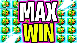 MY BIGGEST RECORD WIN EVER 🍓 ON FRUIT PARTY SLOT 🔥 FINALLY THE MAX WIN‼️