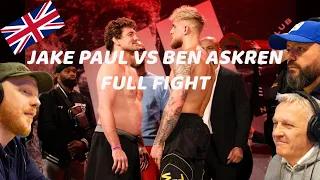 Jake Paul vs Ben Askren FULL FIGHT REACTION!! | OFFICE BLOKES REACT!!