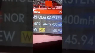 Warholm Karsten New World Record🏆🥇#olimpics #tokyo2020