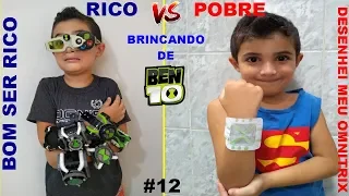 RICO vs POBRE BRINCANDO DE BEN10 #12 - Comprando omnitrix