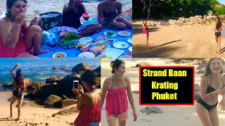 Strand baan Krating Phuket gute Zeit mit Freunden