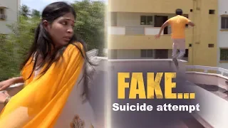 A Suicide attempt....but FAKE !!! | Naayagi