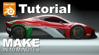 Master STUDIO LIGHTING IN BLENDER in just 10 minutes. Complete Car Blender Tutorial. FREE Assets.