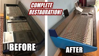 FULL BUILD - I RESTORED AN ABANDONED ADT-AUDIO 5MT-C RECORDING + MIXING CONSOLE