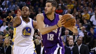 Omri Casspi 16 Pts & 8 Rebs at Golden State Warriors.