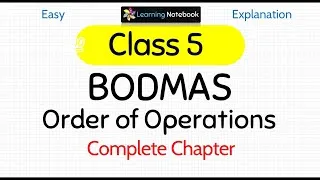 Class 5 bodmas । Grade 5 bodmas