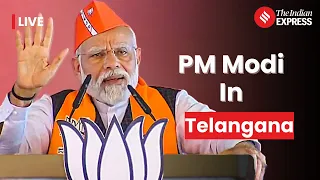 PM Modi's Rally In Karimnagar, Telangana | Lok Sabha Election 2024